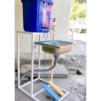 Gambar tempat cuci tangan portable injak wastafel dari happytower undefined 1 Tokopedia