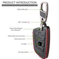 Gambar Sarung Kunci Kulit Leather Smart Key Case BMW dari Petsan undefined 3 Tokopedia