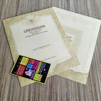 Gambar kartu undangan pernikahan kertas jasmine kilap glossy mumer dari FLASHPRINT UNDANGAN undefined 2 Tokopedia