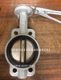Gambar Butterfly Valve 10K NDV 2" inch ; DN 50 ; Cast Iron ; Seat Epdm dari tokoserbaada9292 undefined 1 Tokopedia