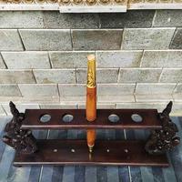 Gambar Jagrak Stand Tempat Pajangan Tombak Pusaka Isi 5 Ukir Naga Kembar dari Tosan Aji Group undefined 5 Tokopedia