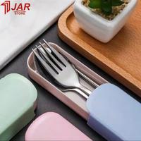 Gambar Sendok Set Stainless Stell/ Sendok / Garpu / Alat Makan Set (JAR-001) - Merah Muda dari JAR.Store26 undefined 4 Tokopedia