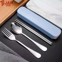 Gambar Sendok Set Stainless Stell/ Sendok / Garpu / Alat Makan Set (JAR-001) - Merah Muda dari JAR.Store26 undefined 2 Tokopedia