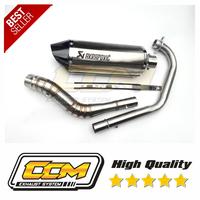 Gambar Knalpot racing Akrapovic evo titan Honda Tiger Megapro CBR 150 New CB dari knalpotracing1 undefined 2 Tokopedia