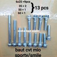 Gambar baut cvt mio sporty/smile dari Aneka Baut Aladin undefined 1 Tokopedia