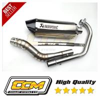 Gambar Knalpot racing Akrapovic evo titan Honda Tiger Megapro CBR 150 New CB dari knalpotracing1 undefined 4 Tokopedia