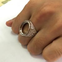 Gambar Cangkang Cincin Pria model Wajik warna Putih/Silver import batu akik - 7 dari Pulau Intan Aksesoris undefined 3 Tokopedia