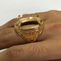Gambar Cangkang Cincin Pria Batu Akik warna Gold model Ulir import murah - 7 dari Pulau Intan Aksesoris undefined 1 Tokopedia