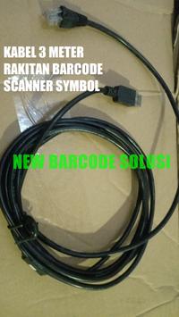 Gambar KABEL USB BARCODE SCANNER SYMBOL PANJANG 3 METER ( RAKITAN ) dari new barcode solusi undefined 3 Tokopedia