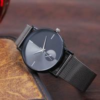 Gambar Jam Tangan Wanita Minimalis Ring 2 Colours Strap Mesh - BW007 - Hitam dari MOROWALI JUAL BELI undefined 3 Tokopedia