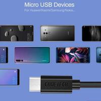 Gambar CHOETECH Kabel Charger Micro USB Fast Charging 2.4A 1.2 Meter Data Cab dari plugandpay undefined 5 Tokopedia