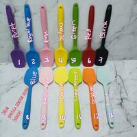 Gambar Large Silicone Spatula Model Sendok Kotak | Sekop Besar 28cm Tahan Panas Tanpa Sambungan - Mint dari etc shopline undefined 4 Tokopedia