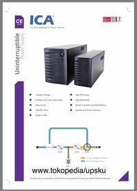 Gambar ICA UPS CE 1200 (1200VA / 600 Watt) dari Pazcom undefined 3 Tokopedia