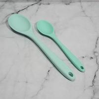 Gambar small silicone spoonela spatula /spatula sendok oval tebal - red dari etc shopline undefined 4 Tokopedia