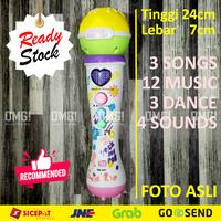 Gambar MICROPHONE MAINAN ANAK MIC 6026 BELAJAR NYANYI DAN MUSIK SOUND DANCE dari OMG! undefined 2 Tokopedia