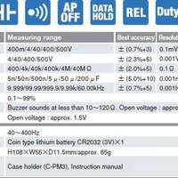 Gambar Sanwa PM3 Digital Multimeter Multitester Avometer Original Murah dari Hasil Mandiri undefined 5 Tokopedia