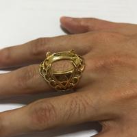 Gambar Kerangka Cincin Batu Akik Pria model Triangle warna Gold emas Unik - 7 dari Pulau Intan Aksesoris undefined 5 Tokopedia