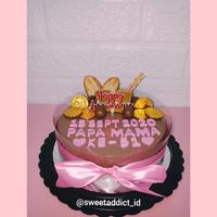 Gambar Kue anniversary / pudding anniversary / pudding cake / kue ulang tahun - 18 cm dari sweetaddict id undefined 1 Tokopedia