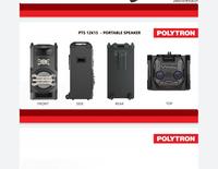 Gambar POLYTRON Portable Speaker Bluetooth + Mic Wireless 2pc PTS 12K15 - NO BUBBLE WRAP dari DPRINCE undefined 5 Tokopedia