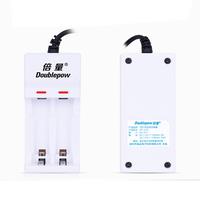 Gambar DOUBLEPOW Charger Baterai 2 Slots for AA/AAA - DP-U21 - White dari Ellen 0lshop undefined 4 Tokopedia