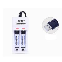 Gambar DOUBLEPOW Charger Baterai 2 Slots for AA/AAA - DP-U21 - White dari Ellen 0lshop undefined 3 Tokopedia