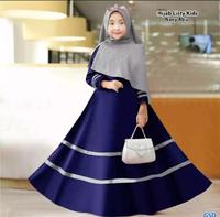Gambar LISTY SYARI KIDS BO Baju Muslim Gamis Anak Perempuan Usia 9 - 12 TAHUN - MOCCA, L dari Baju Hijab Muslim undefined 4 Tokopedia