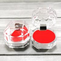 Gambar KOTAK BOX CINCIN TEMPAT PERHIASAN TUNANGAN DAN PERNIKAHAN - Kristal, Merah dari POETRA GEMS STONE undefined 2 Tokopedia
