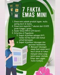 Gambar Emas Mini 1 Gram - Mini Gold 1 Gram - Logam Mulia Antam 1 Gram - Kemasan Baru dari AHN Store undefined 5 Tokopedia
