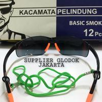 Gambar Kacamata Safety Hitam Smoke Gosave - Clear dari Supplier Glodok Jakarta undefined 3 Tokopedia