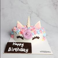 Gambar [SURABAYA] Kue Tart Kue Ulang Tahun Anak Little Unicorn - Vanila dari Bakery Tenggilis undefined 2 Tokopedia