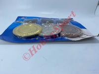 Gambar Medali Logam Berkualitas Mendali Besi Kuningan Juara + Tali (1 Set) dari HobbySport undefined 3 Tokopedia