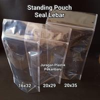 Gambar ( 20x35 cm Blutop ) Kemasan Plastik Standing Pouch Seal Lebar isi 50 dari Juragan Plastik Pekanbaru undefined 3 Tokopedia