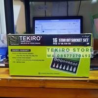 Gambar mata kunci shock L bintang set 16 pcs Tekiro 1/2" Dr dari sahabat sukses jakarta undefined 4 Tokopedia