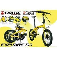 Gambar SEPEDA LIPAT 20 EXOTIC EXPLORE 10.0 FOLDING BIKE 10 dari Toko Sepeda Palapa Rembang undefined 3 Tokopedia