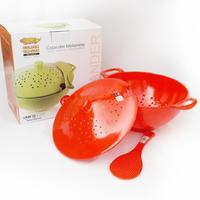 Gambar golden dragon colander tempat nasi tutup dan centong - Merah dari nomushop undefined 2 Tokopedia