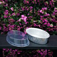 Gambar (Bekasi) Cup Alumunium Panggang - Pasta - 180 ml + Tutup (Lid) - Oval - EAL01 dari E-QuPack Bekasi undefined 1 Tokopedia