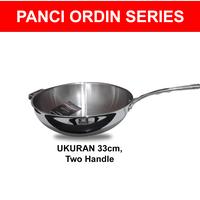 Gambar WOK PAN HANIL STAINLESS STEEL 304 ORDINS SERIES 33CM dari RUMAHKU OFFICIAL undefined 1 Tokopedia