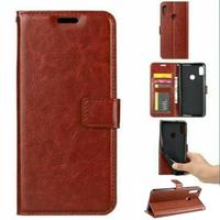 Gambar Case Dompet Kulit Y15 Vivo Sarung Flip Book Cover Casing Standing - Maroon dari Unicorn Acc Hp undefined 3 Tokopedia