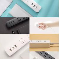 Gambar XIAOMI MI SMART POWER STRIP STOP KONTAK COLOKAN ADAPTER 3 USB PORT dari MiLife Official undefined 2 Tokopedia