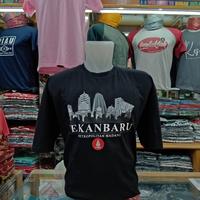 Gambar KAOS PRIA WANITA SOUVENIR KAOS PEKANBARU RIAU PREMIUM COTTON COMBED 20S HIGH QUALITY | PEKANBARU METROPOLITAN MADANI Distro - M dari Budak Melayu Riau undefined 2 Tokopedia