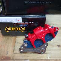 Gambar Kaliper Rem Depan Vixion Old / NVL / NVA - Nissin Samurai Brake - BLUE dari Aurora Racing Shop undefined 2 Tokopedia