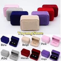 Gambar Kotak Cincin Beludru Mewah / Tempat Cincin / Ring box Kawin / Lamaran dari Pranatan Store undefined 2 Tokopedia