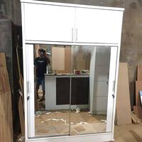 Gambar lemari sliding 2 pintu lemari full cermin dari SHAFWANA STORE undefined 1 Tokopedia