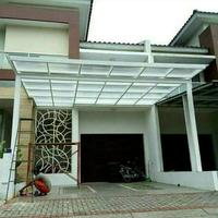 Gambar Kanopi Kaca 10 mili tiang Besi WF 150 kokoh dan kuat dari Global Jaya Decor undefined 2 Tokopedia