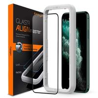 Gambar Tempered Glass iPhone 11 Pro / XS / X Spigen AlignMaster Full C -Black dari techindo mart undefined 3 Tokopedia