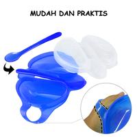 Gambar YOUNG YOUNG Kotak Makan Bayi Dengan Sendok BPA Free 228 - Orange dari samplesaleindonesia undefined 3 Tokopedia