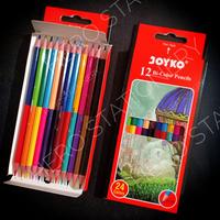 Gambar Pensil warna bi-color pencil joyko 24 warna CP-Bi101 dari lunastationery undefined 1 Tokopedia