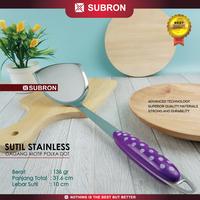 Gambar SUBRON Susuk sutil spatula stainless steel murah gagang plastik - Sutil Biru dari SUBRON KITCHENWARE undefined 5 Tokopedia