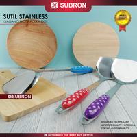 Gambar SUBRON Susuk sutil spatula stainless steel murah gagang plastik - Sutil Biru dari SUBRON KITCHENWARE undefined 2 Tokopedia