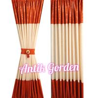 Gambar promo gordeng pita minimalis bahan tebal - Oren+crem, L50xT100cm dari antik Gorden store undefined 1 Tokopedia